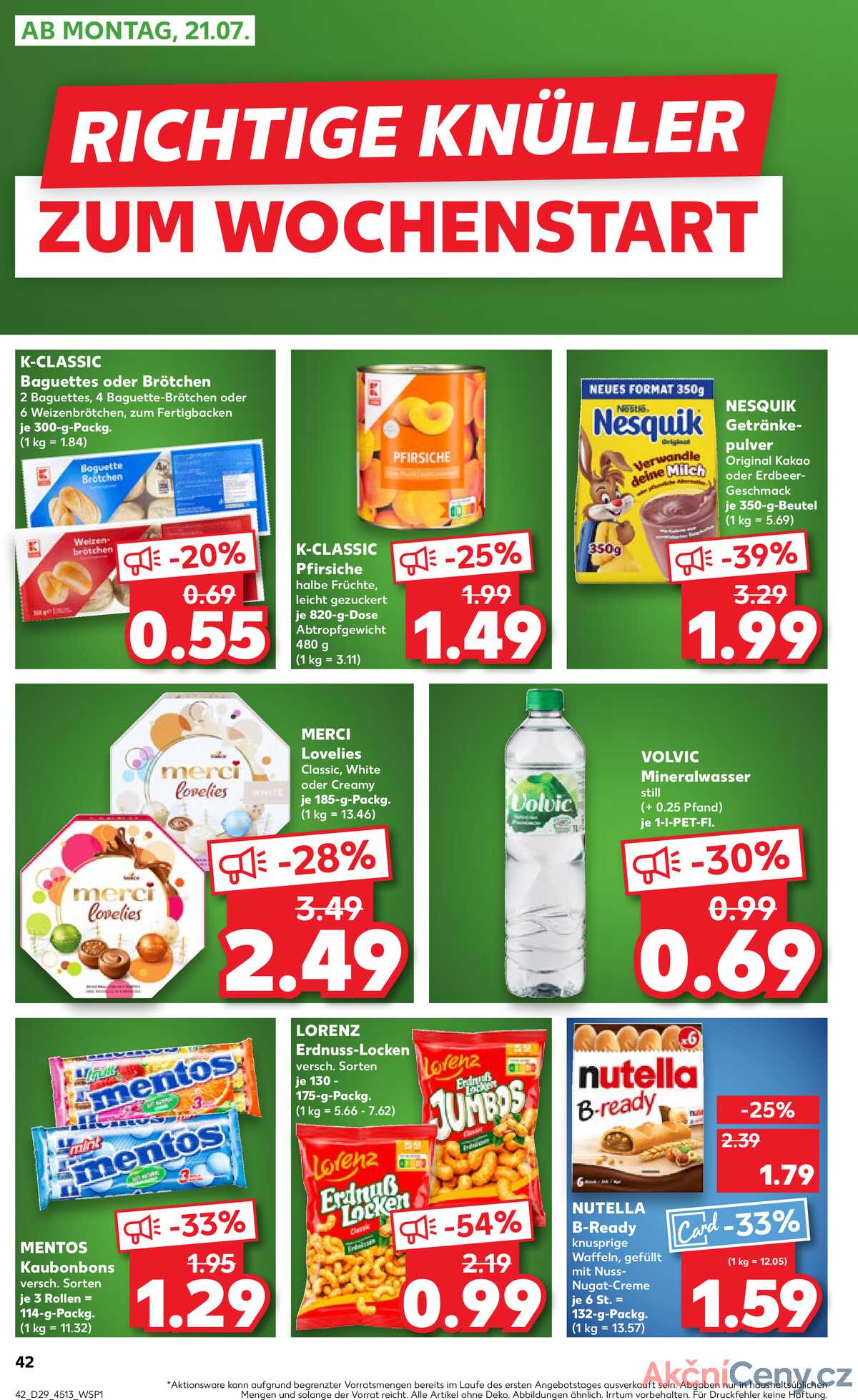 Leták Kaufland Německo 17.7.-23.7.2025 strana 42