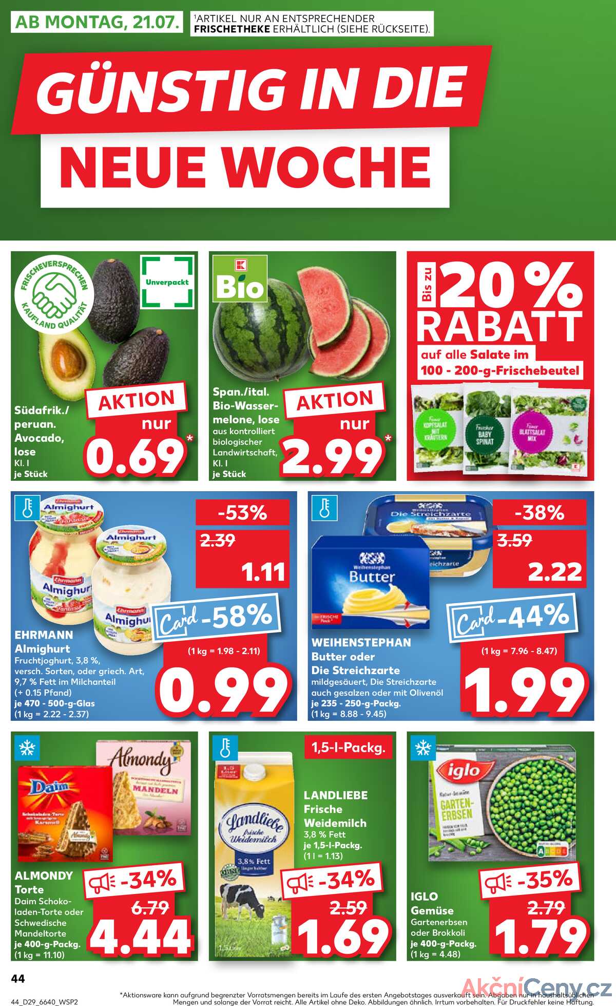Leták Kaufland Německo 17.7.-23.7.2025 strana 44