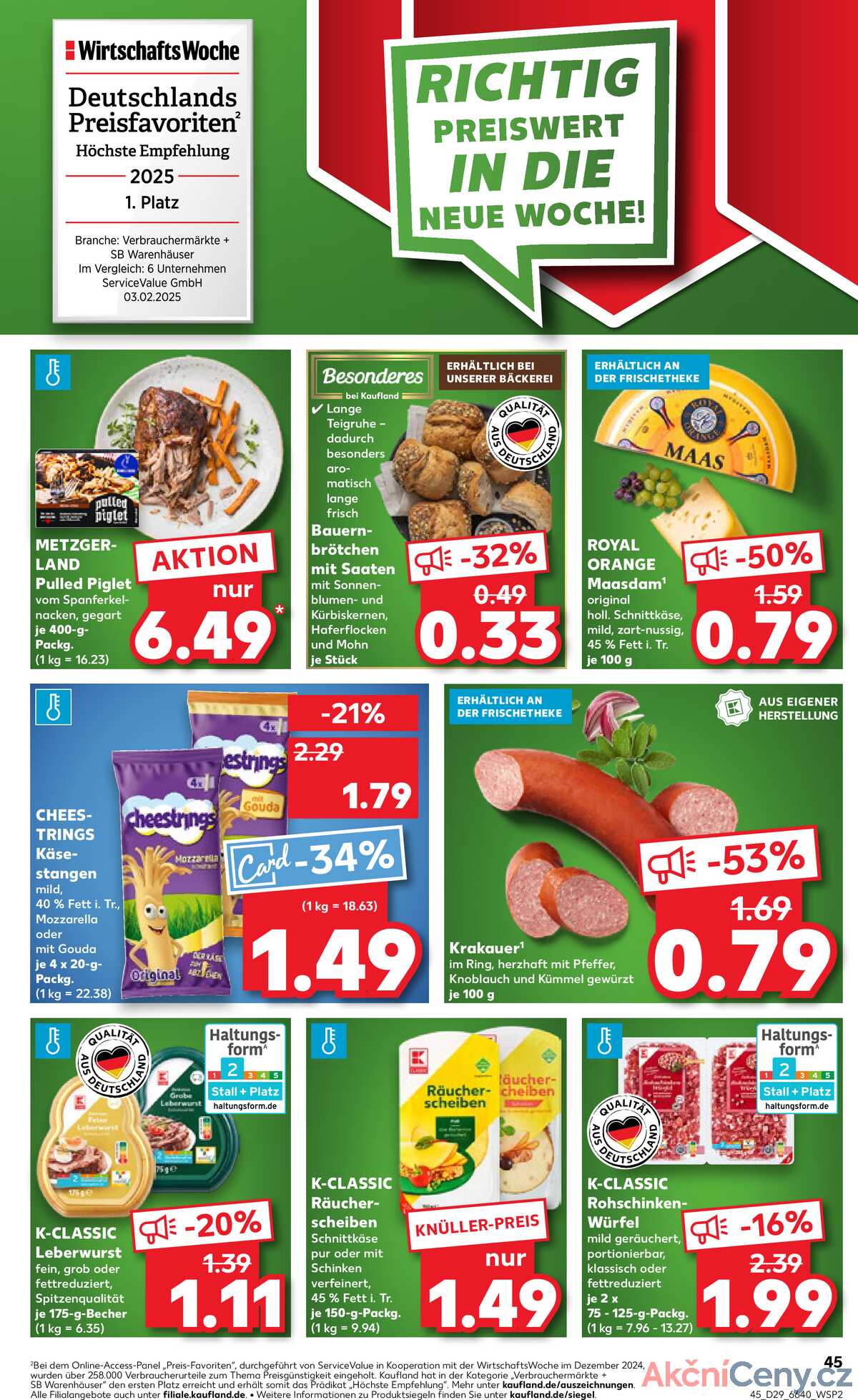 Leták Kaufland Německo 17.7.-23.7.2025 strana 45