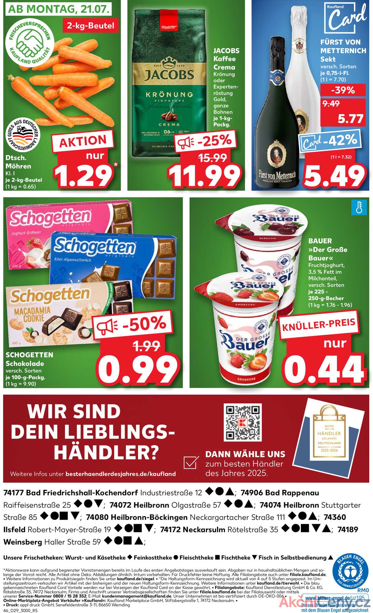 Leták Kaufland Německo 17.7.-23.7.2025 strana 46