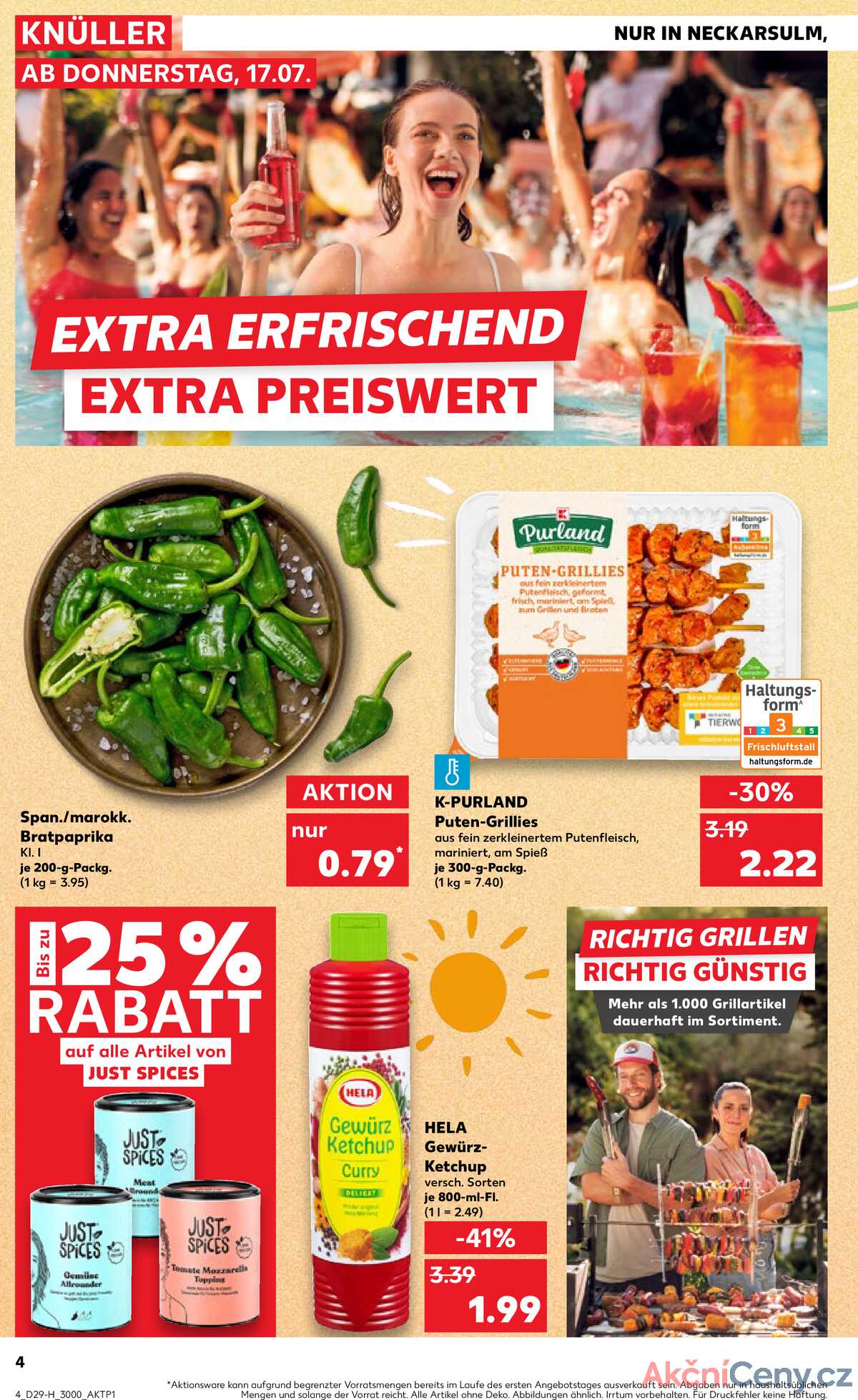 Leták Kaufland Německo 17.7.-23.7.2025 strana 4