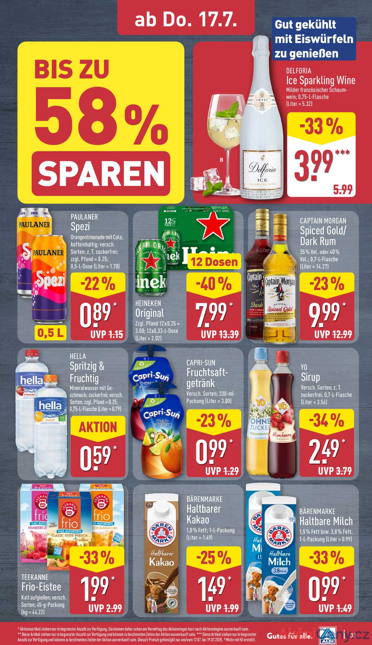 Leták ALDI Německo 14.7.-20.7.2025 strana 31