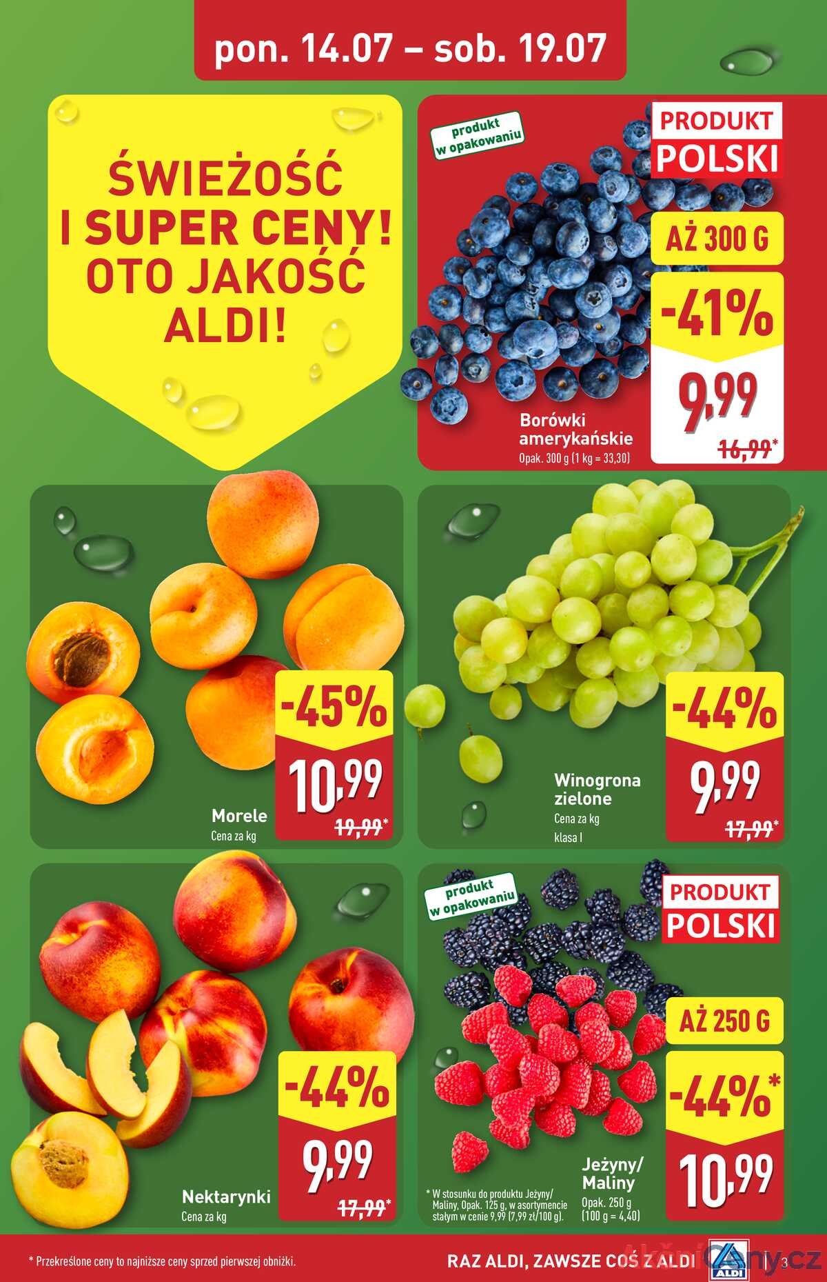 Leták Aldi Polsko 14.7.-19.7.2025 strana 3