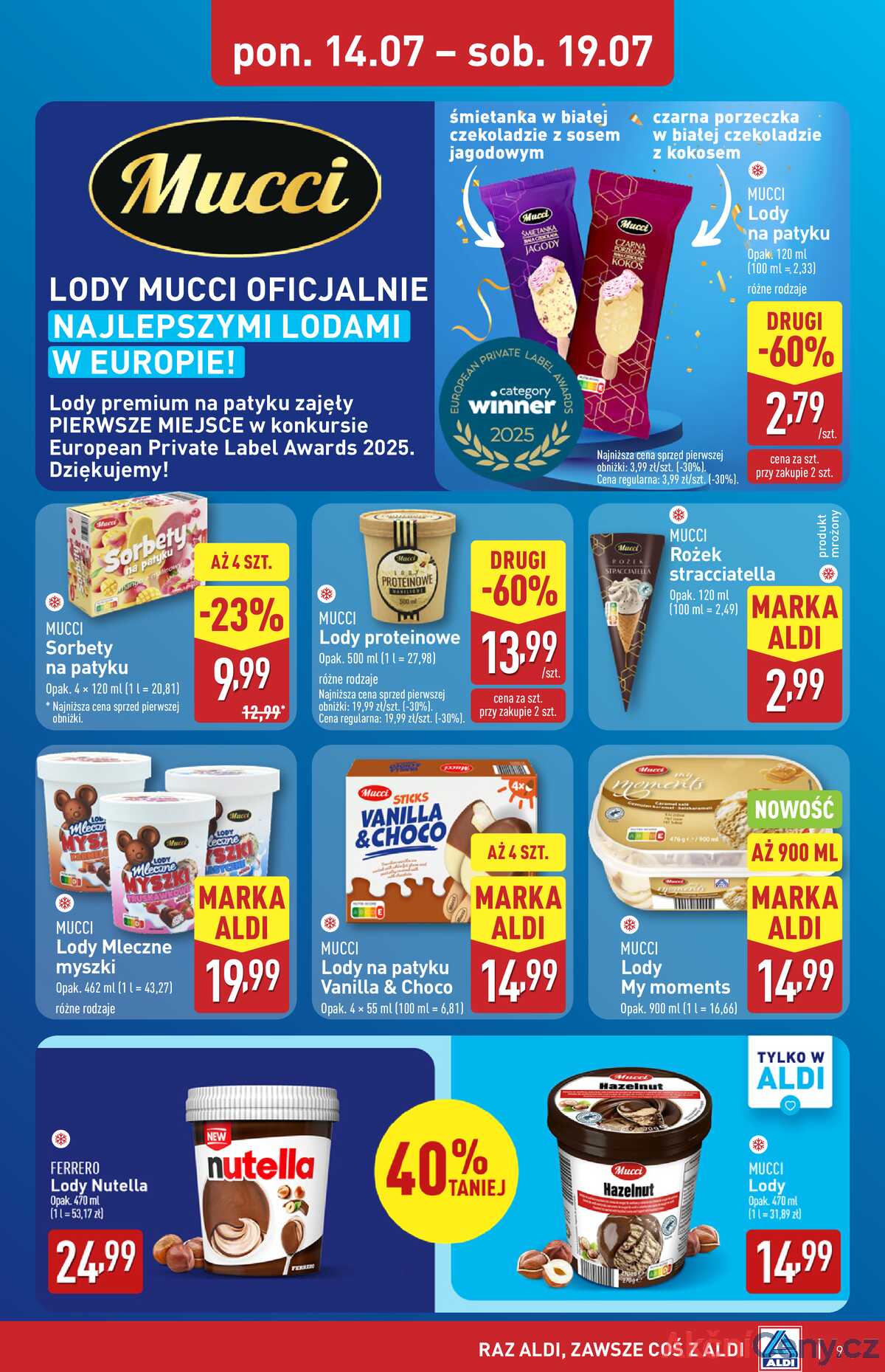 Leták Aldi Polsko 14.7.-19.7.2025 strana 9