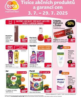 Teta drogerie Magazín od 13.7. do 29.7.2025