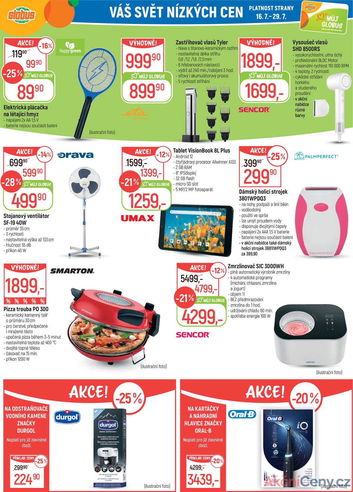 Akční leták Globus 16.7. - 22.7.2025 - Globus Praha - Centrum Černý Most strana 34