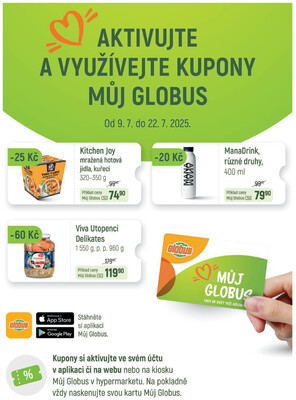 Akční leták Globus 16.7. - 29.7.2025 - Globus Praha - Zličín
