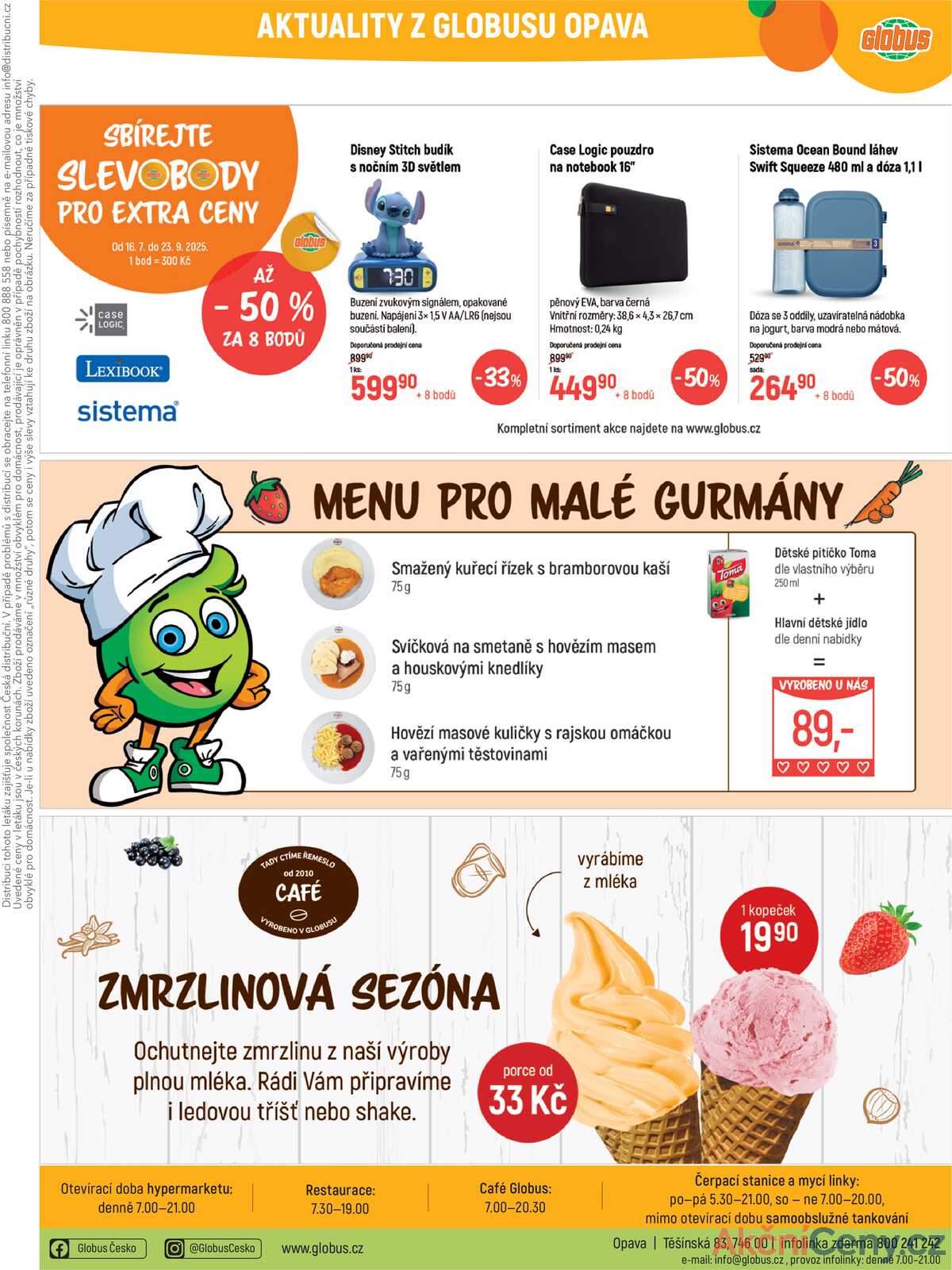 Akční leták Globus 16.7. - 22.7.2025 - Globus Opava strana 39