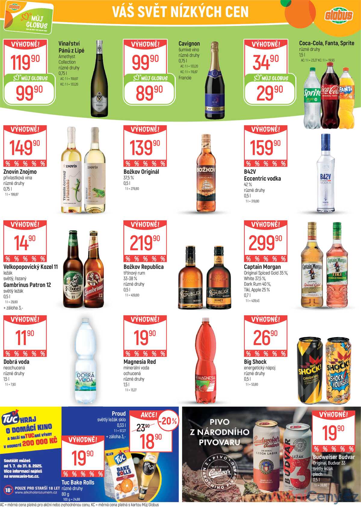Akční leták Globus 16.7. - 22.7.2025 - Globus Brno Ivanovice strana 28