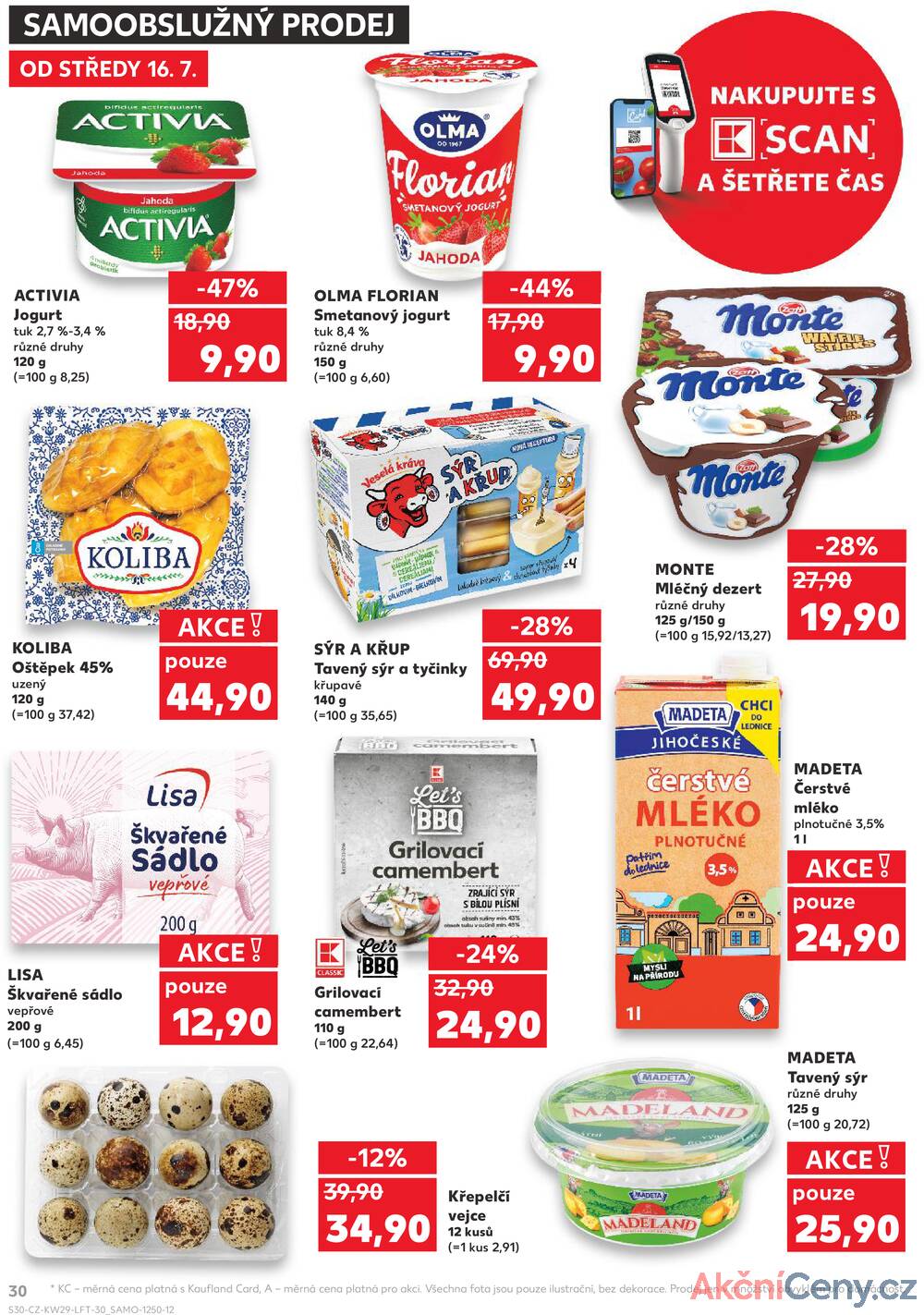 Leták Kaufland - Kaufland 16.7. - 22.7. - Kaufland - Tábor - strana 30