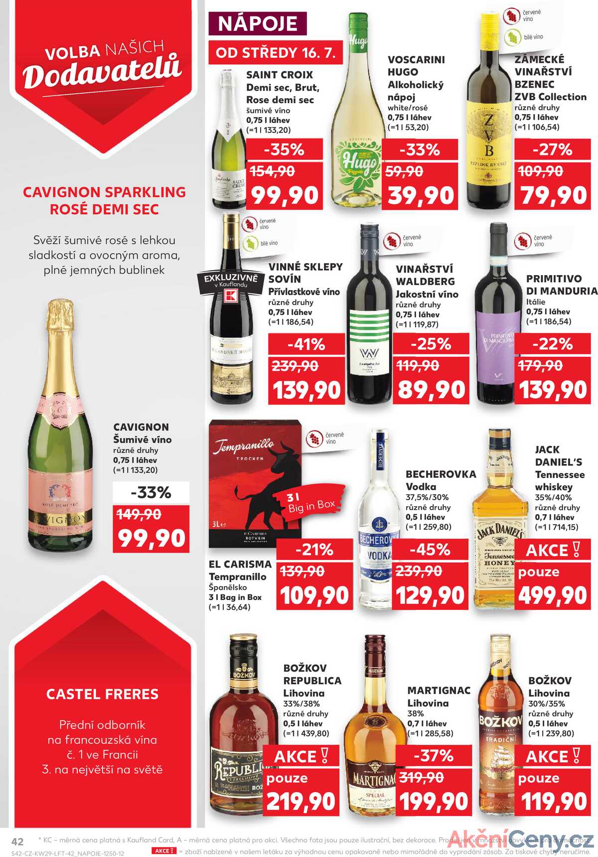 Kaufland 16.7. - 22.7. - Kaufland - Třebíč Horka-Domky strana 42