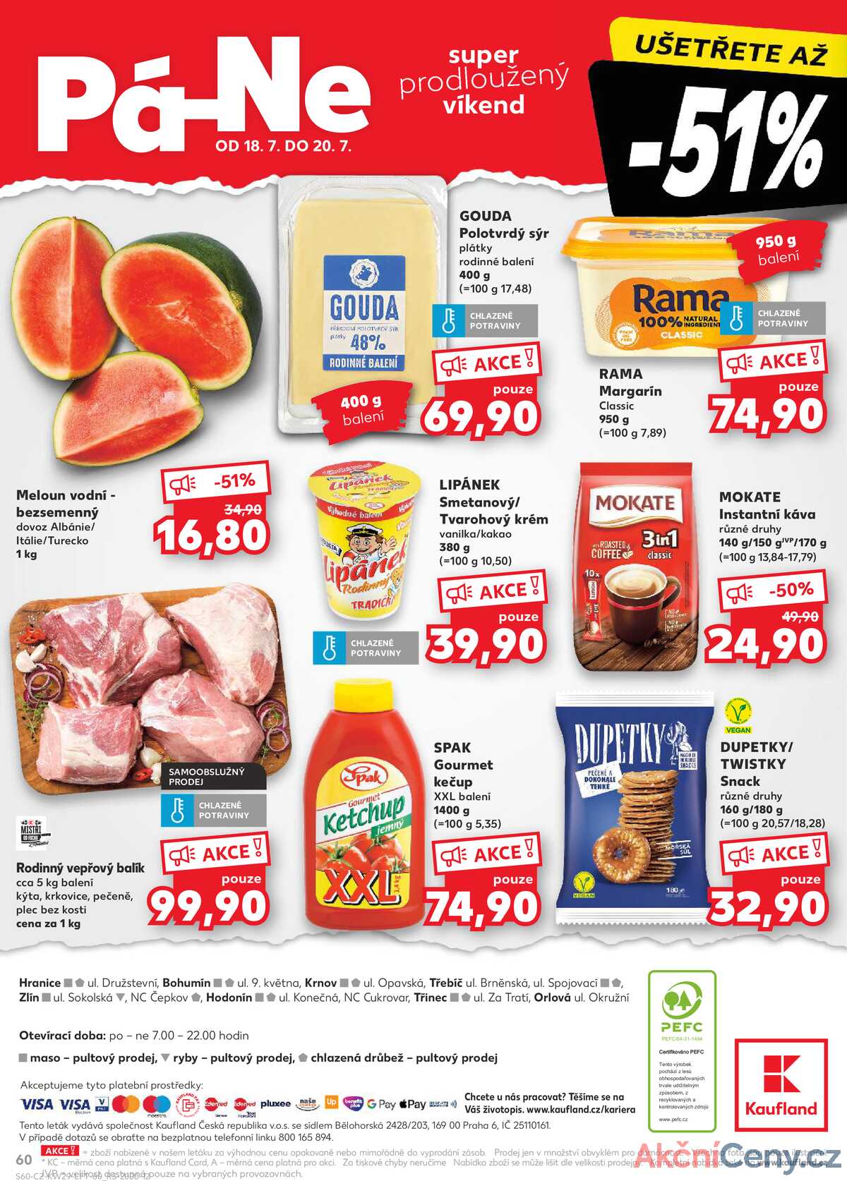 Kaufland 16.7. - 22.7. - Kaufland - Třebíč Horka-Domky strana 60