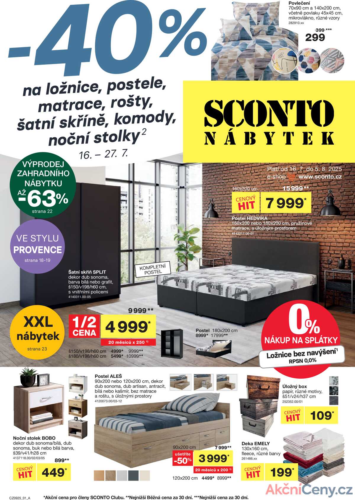 Sconto nábytek od 16.7. do 5.8.2025 strana 1
