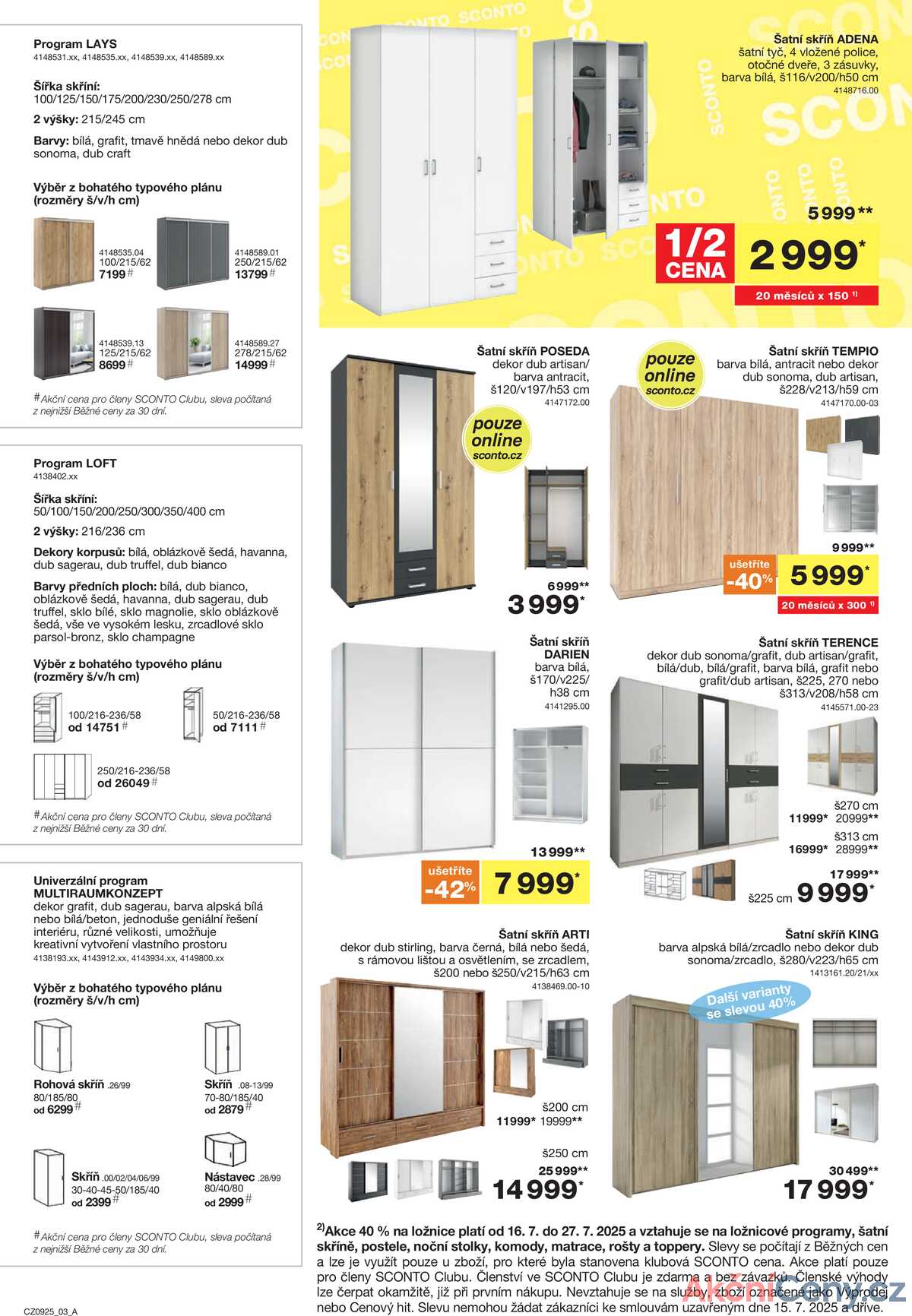 Sconto nábytek od 16.7. do 5.8.2025 strana 3