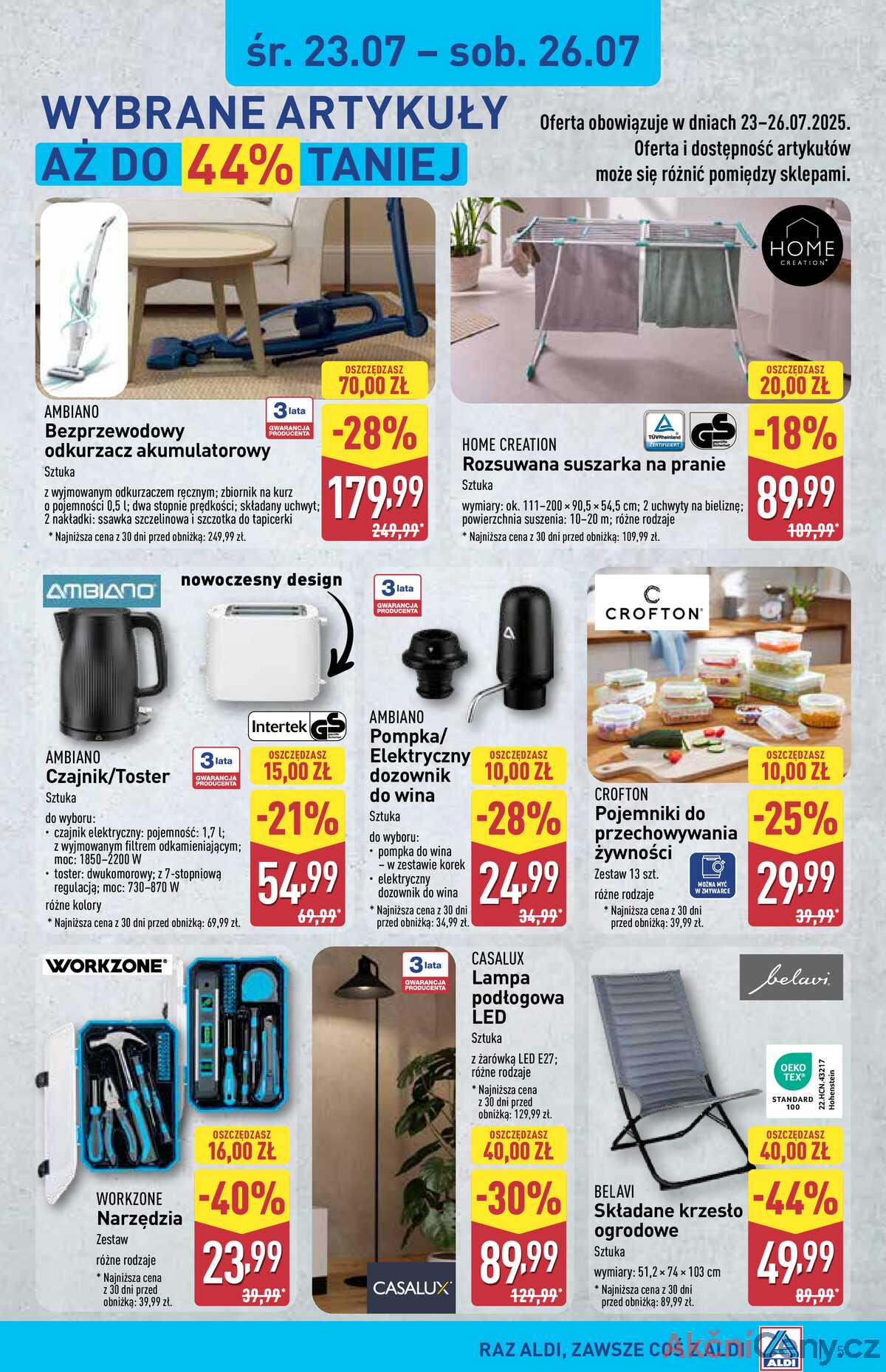 Leták Aldi Polsko 23.7.-29.7.2025 strana 5