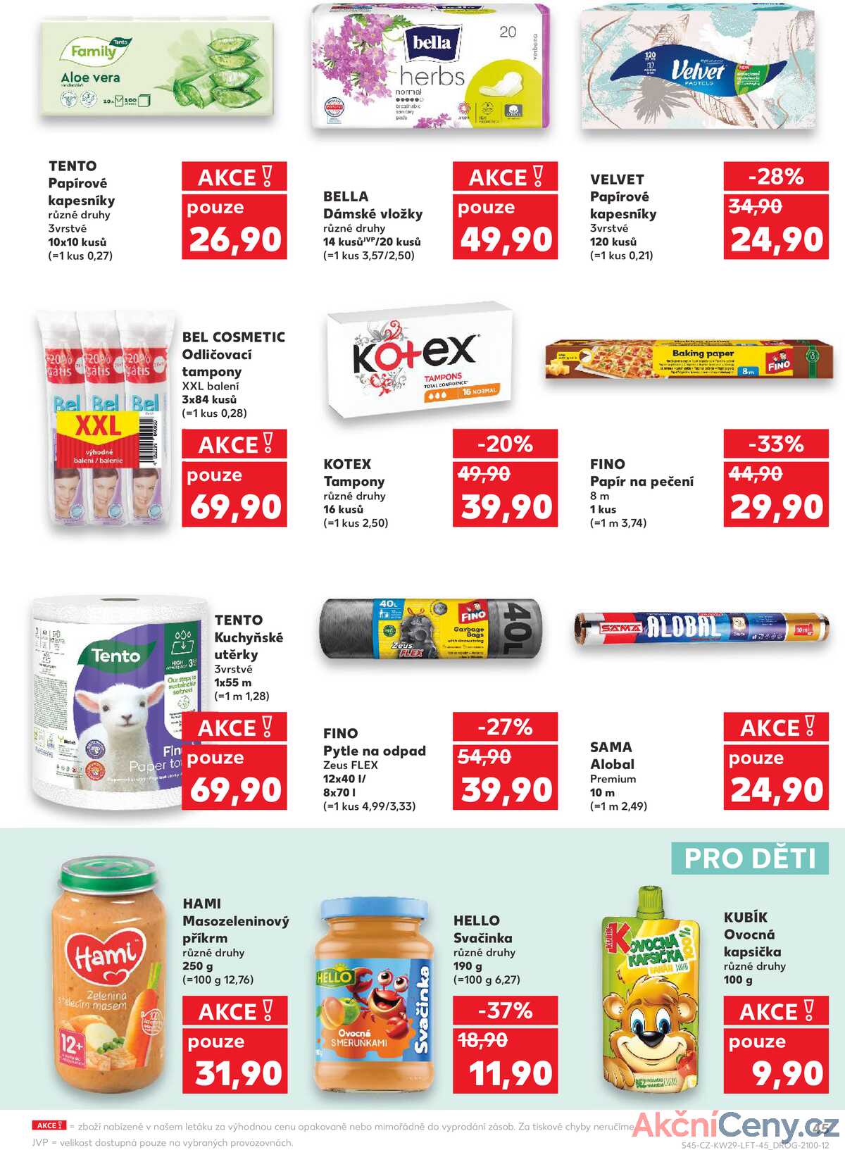 Kaufland 16.7. - 22.7. - Kaufland - Liberec (Dr. M. Horákové) strana 45
