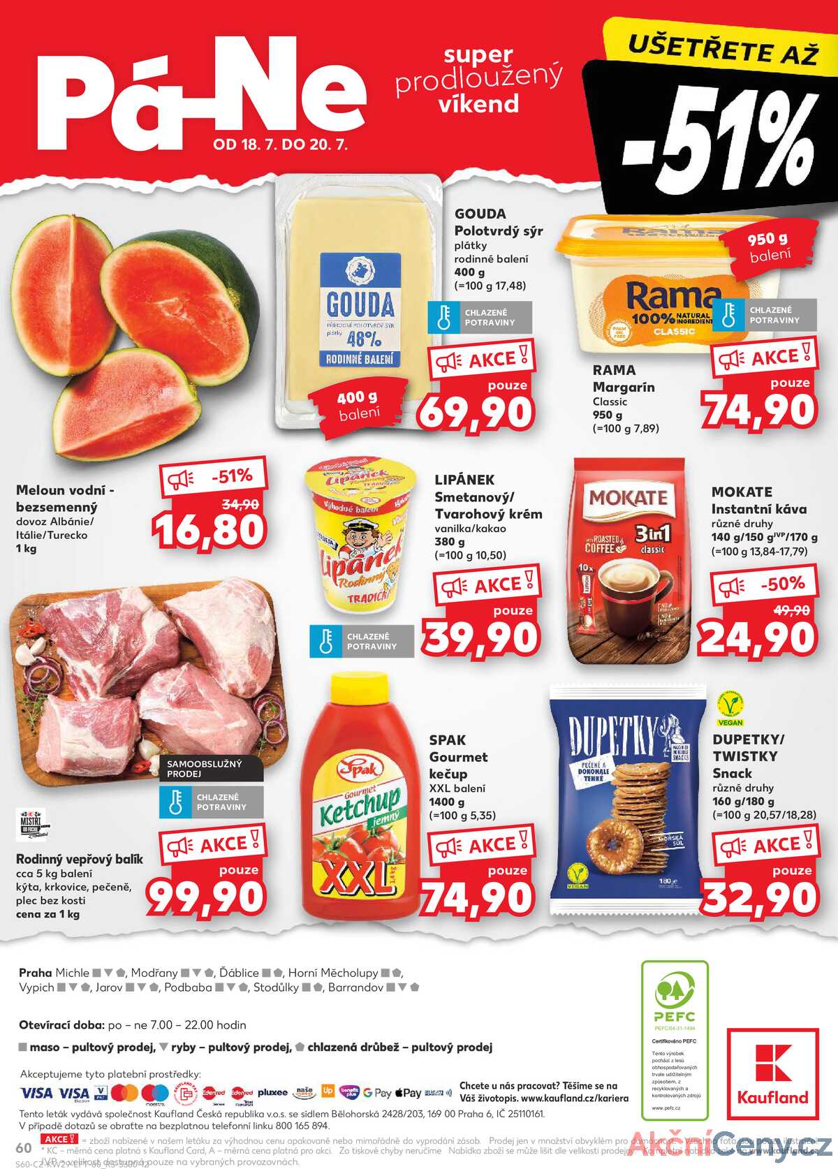 Kaufland 16.7. - 22.7. - Kaufland - Praha - Horní Měcholupy strana 60