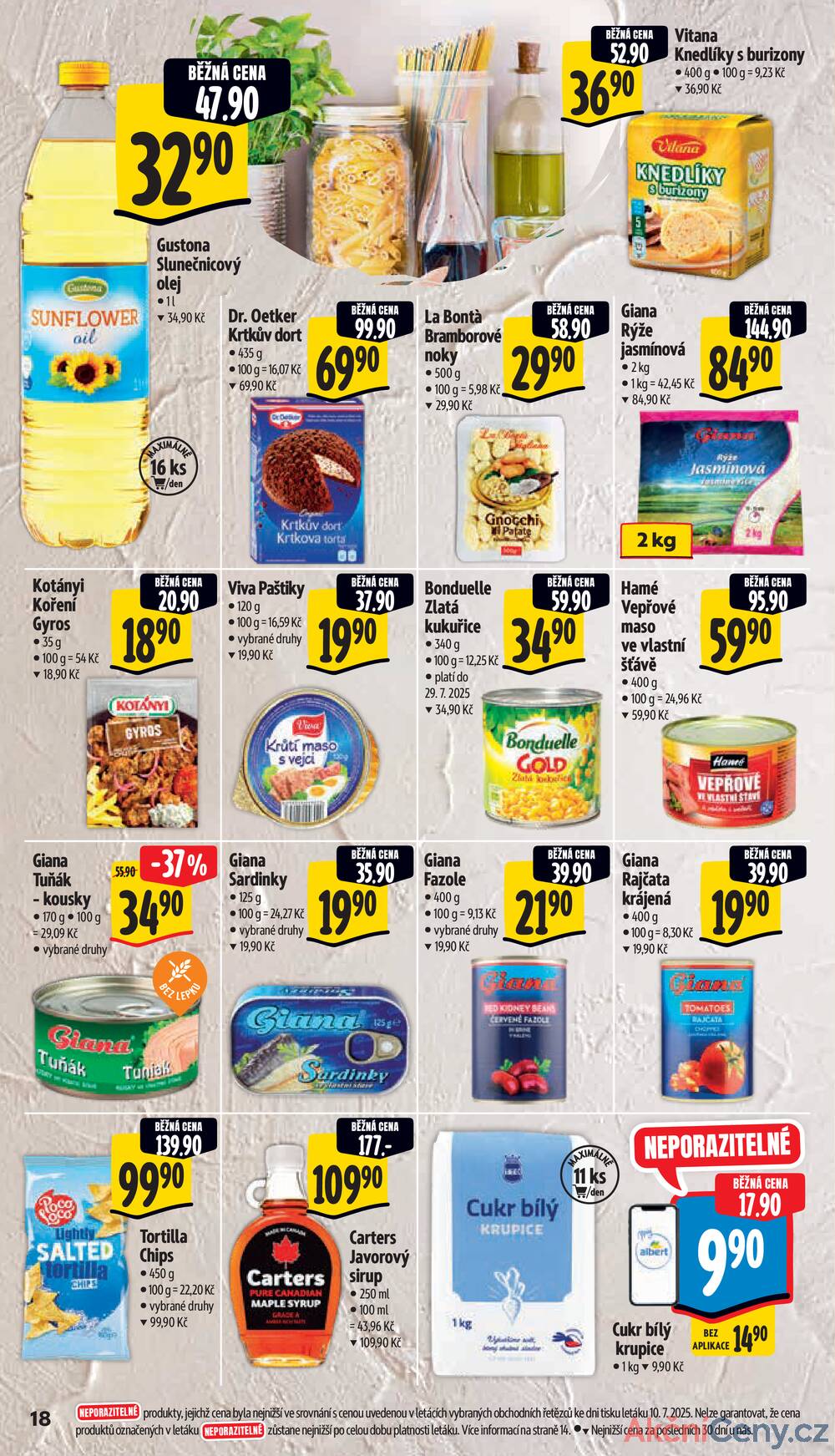 Leták Albert - Albert Supermarket od 16.7. do 22.7.2025 - strana 22