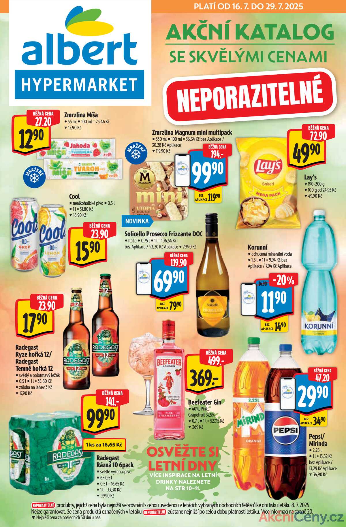 Albert  Hypermarket katalog  Drinks od 16.7. do 29.7.2025 strana 1