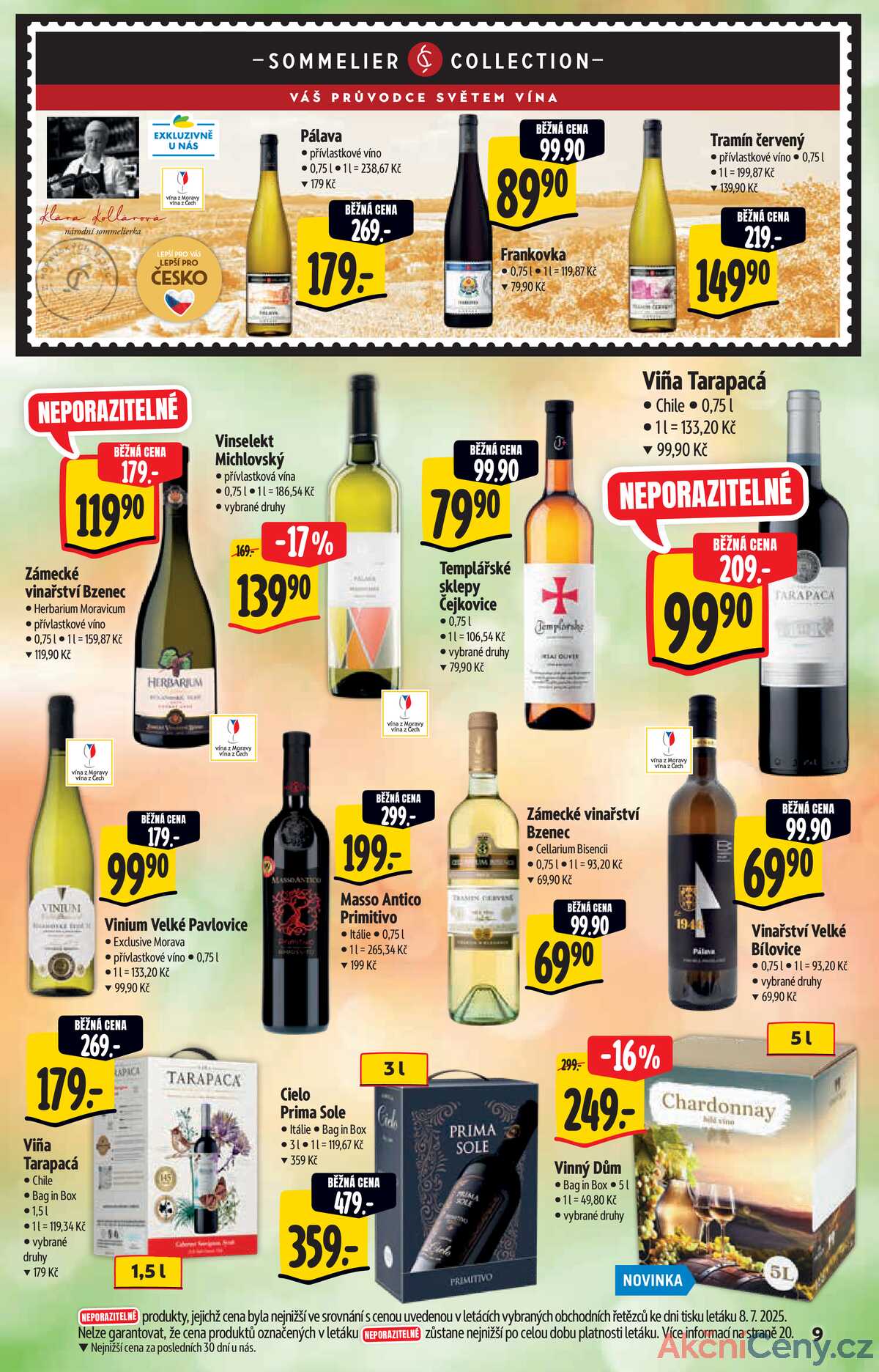 Albert  Hypermarket katalog  Drinks od 16.7. do 29.7.2025 strana 9