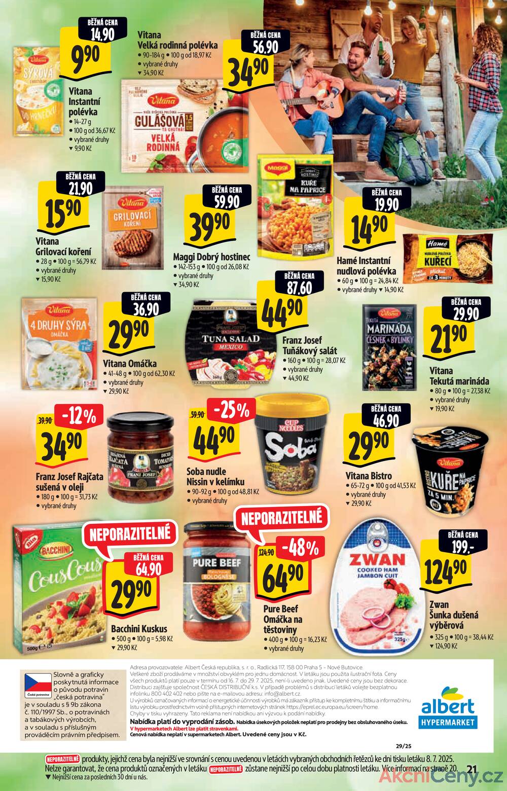 Leták Albert - Albert  Hypermarket katalog  Drinks od 16.7. do 29.7.2025 - strana 21