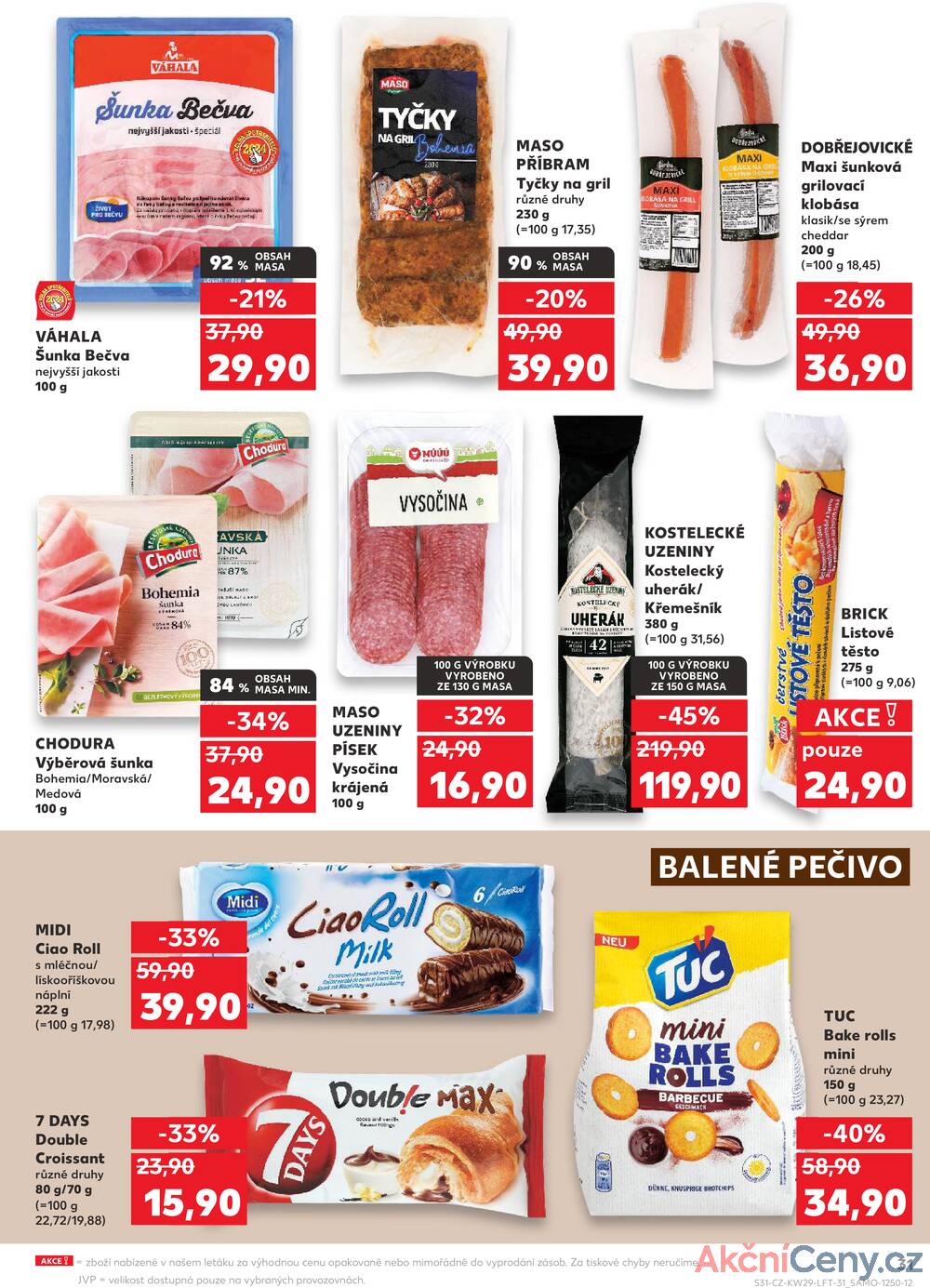 Leták Kaufland - Kaufland 16.7. - 22.7. - Kaufland - Marianské Lázně - strana 31
