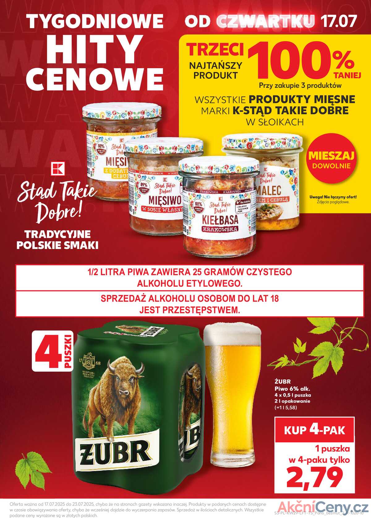 Leták Kaufland Polsko 17.7.-23.7.2025 - Noviny týdne strana 3