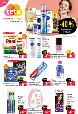 Teta drogerie  od 17.7. do 29.7.2025