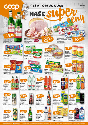 COOP Super cena do 29.7.