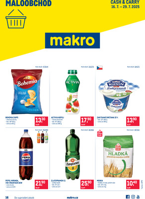 MAKRO Maloobchod od 16.7. do 29.7.2025