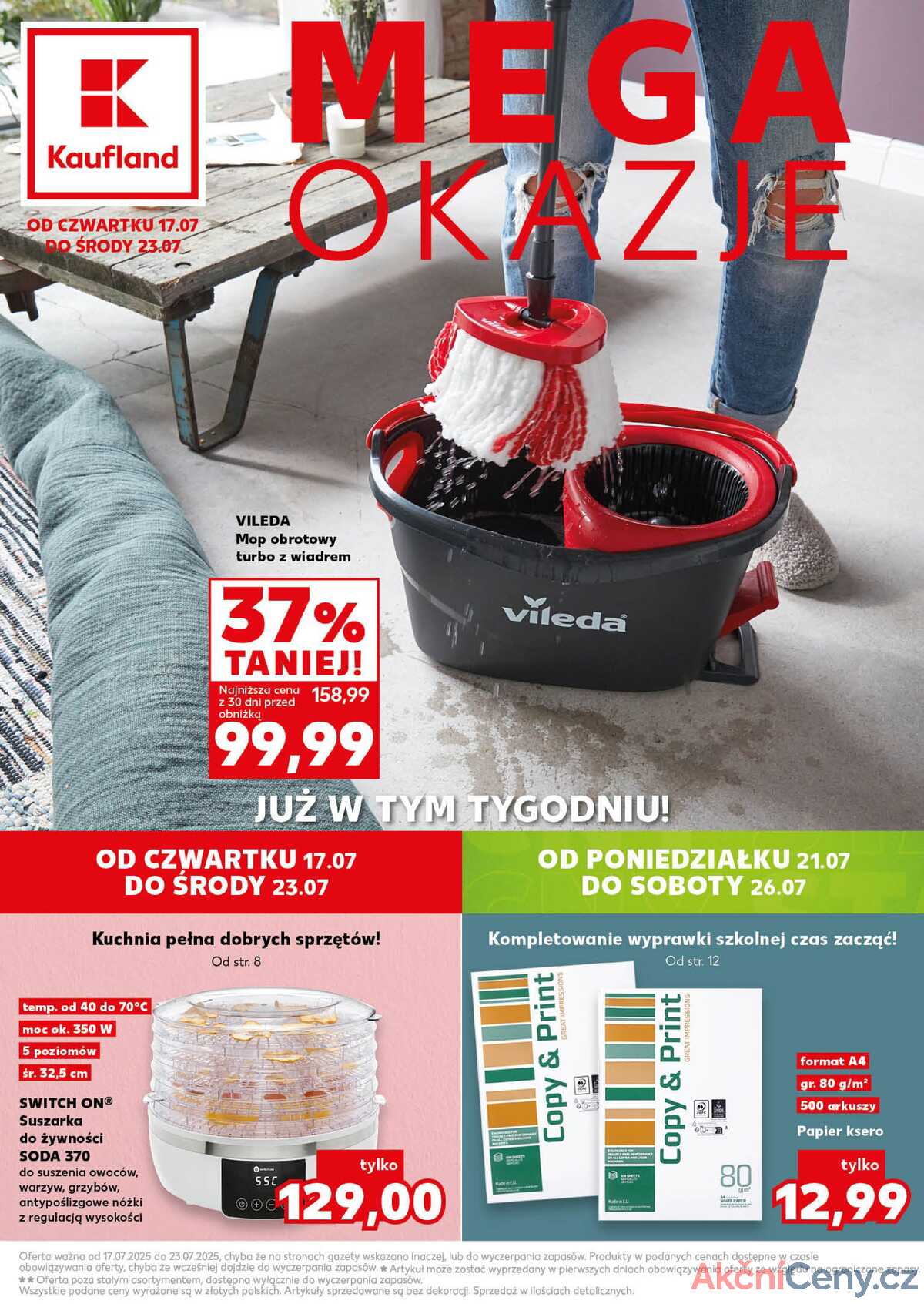 Leták Kaufland Polsko 17.7.-23.7.2025 strana 1