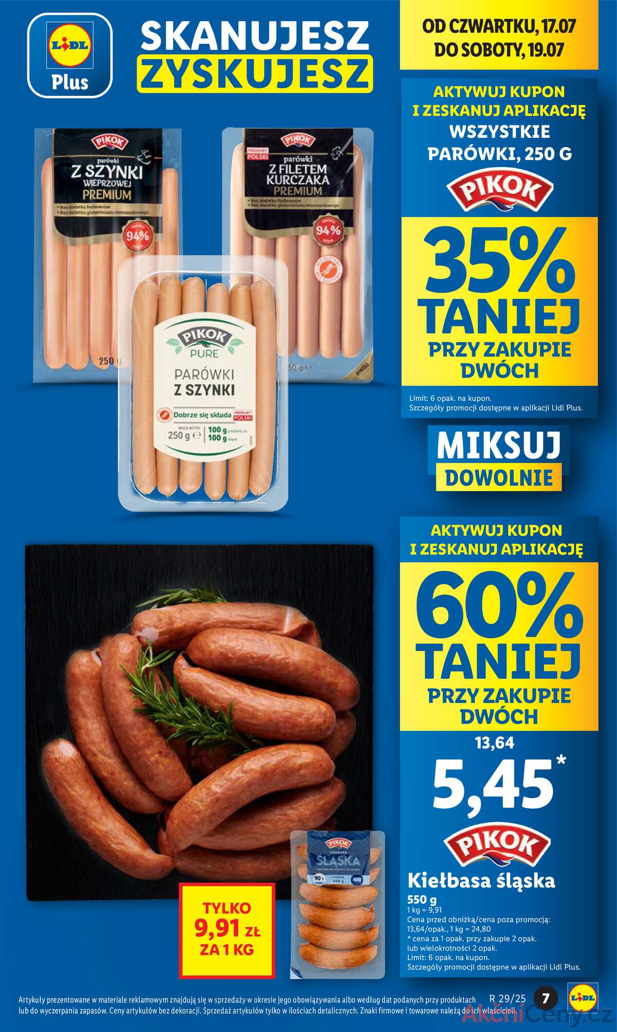 Leták Lidl Polsko 17.7.-19.7.2025 strana 7