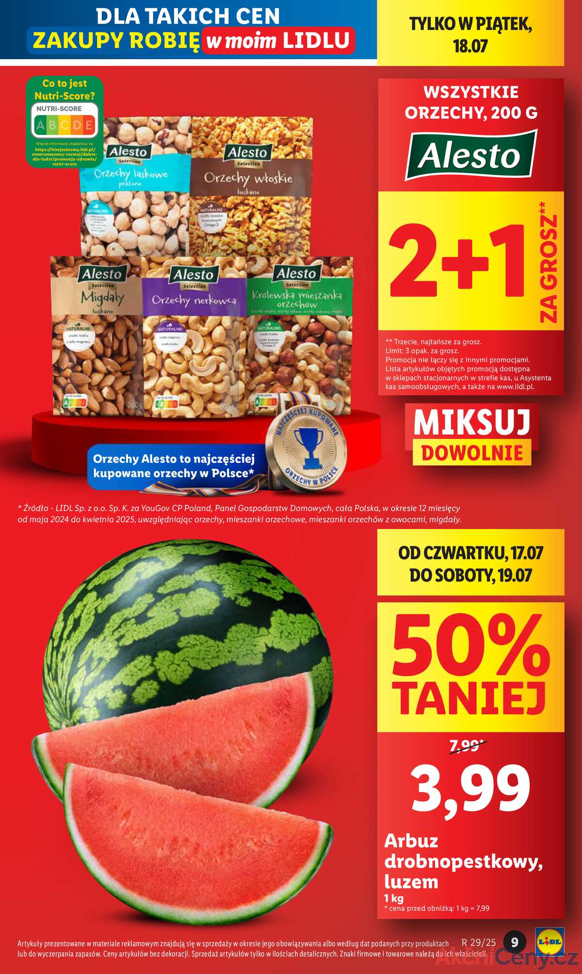 Leták Lidl Polsko 17.7.-19.7.2025 strana 9