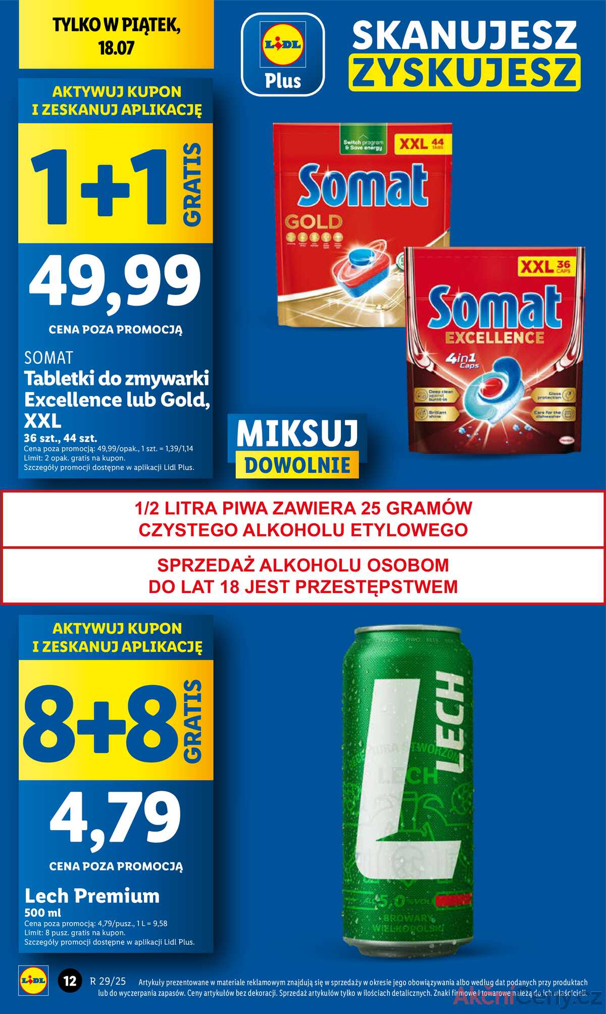 Leták Lidl Polsko 17.7.-19.7.2025 strana 12