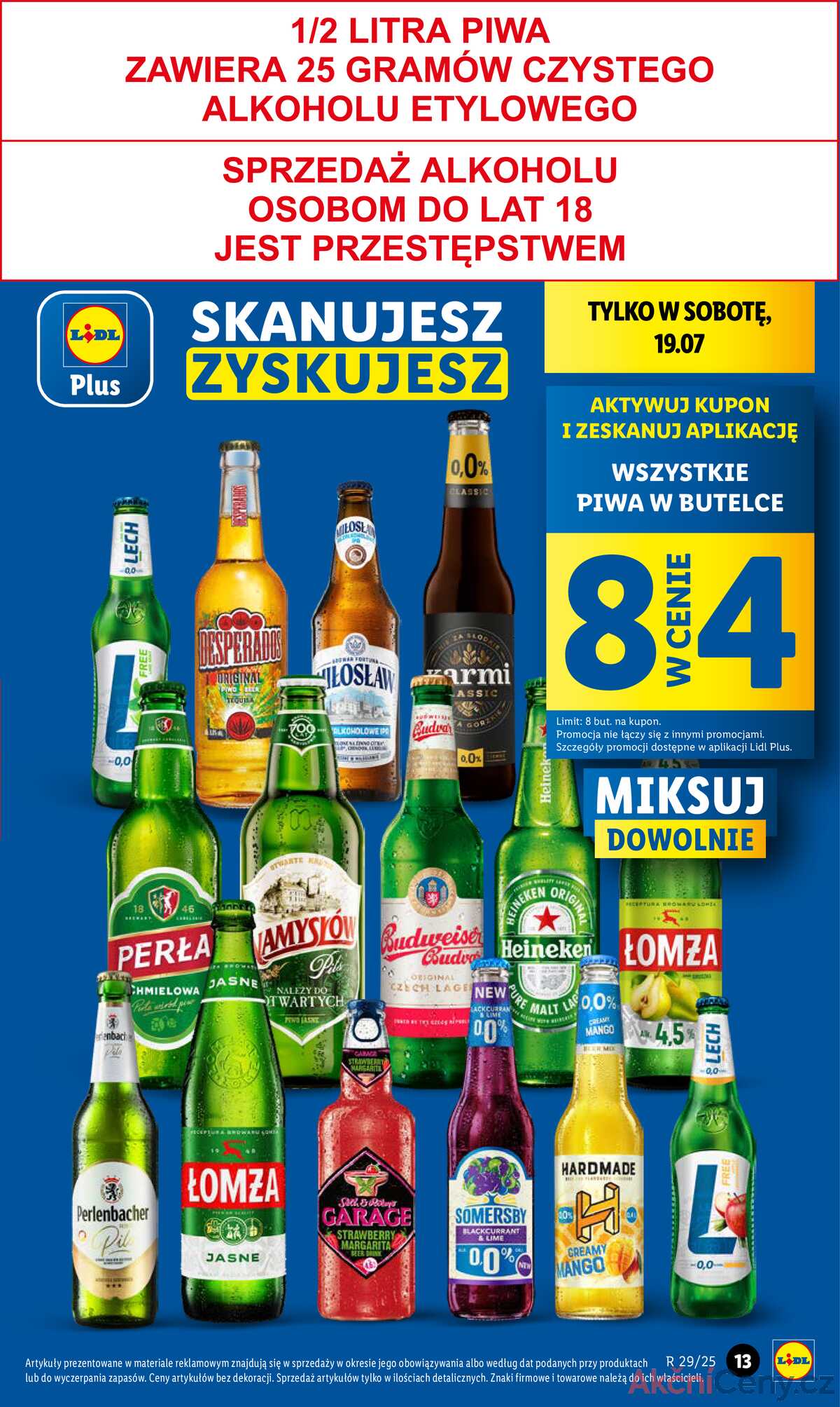 Leták Lidl Polsko 17.7.-19.7.2025 strana 13