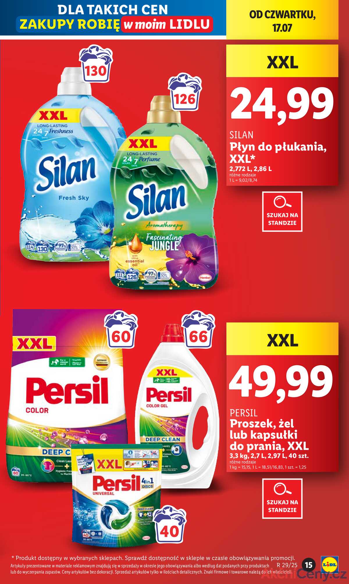 Leták Lidl Polsko 17.7.-19.7.2025 strana 15