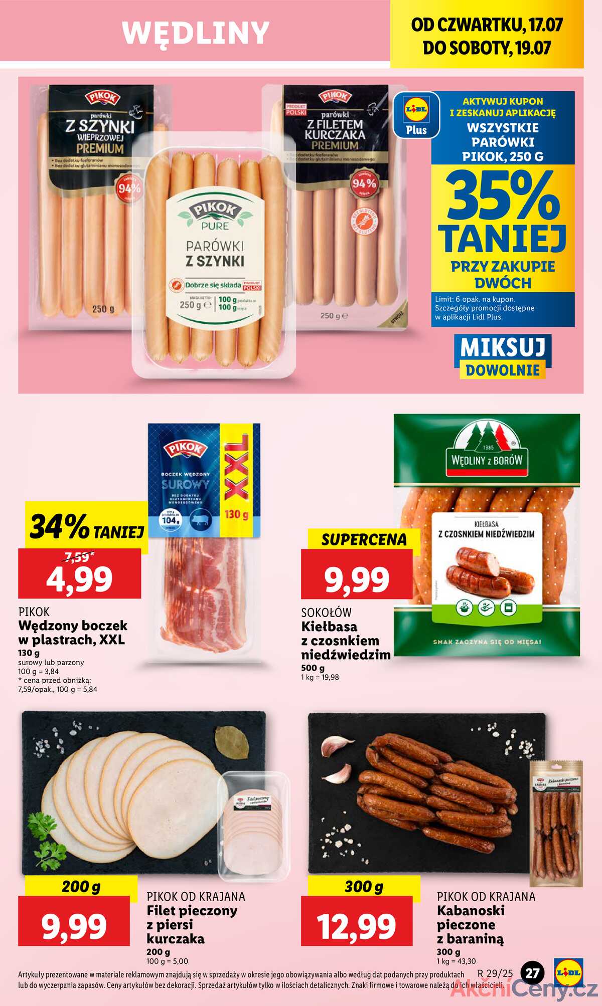 Leták Lidl Polsko 17.7.-19.7.2025 strana 33