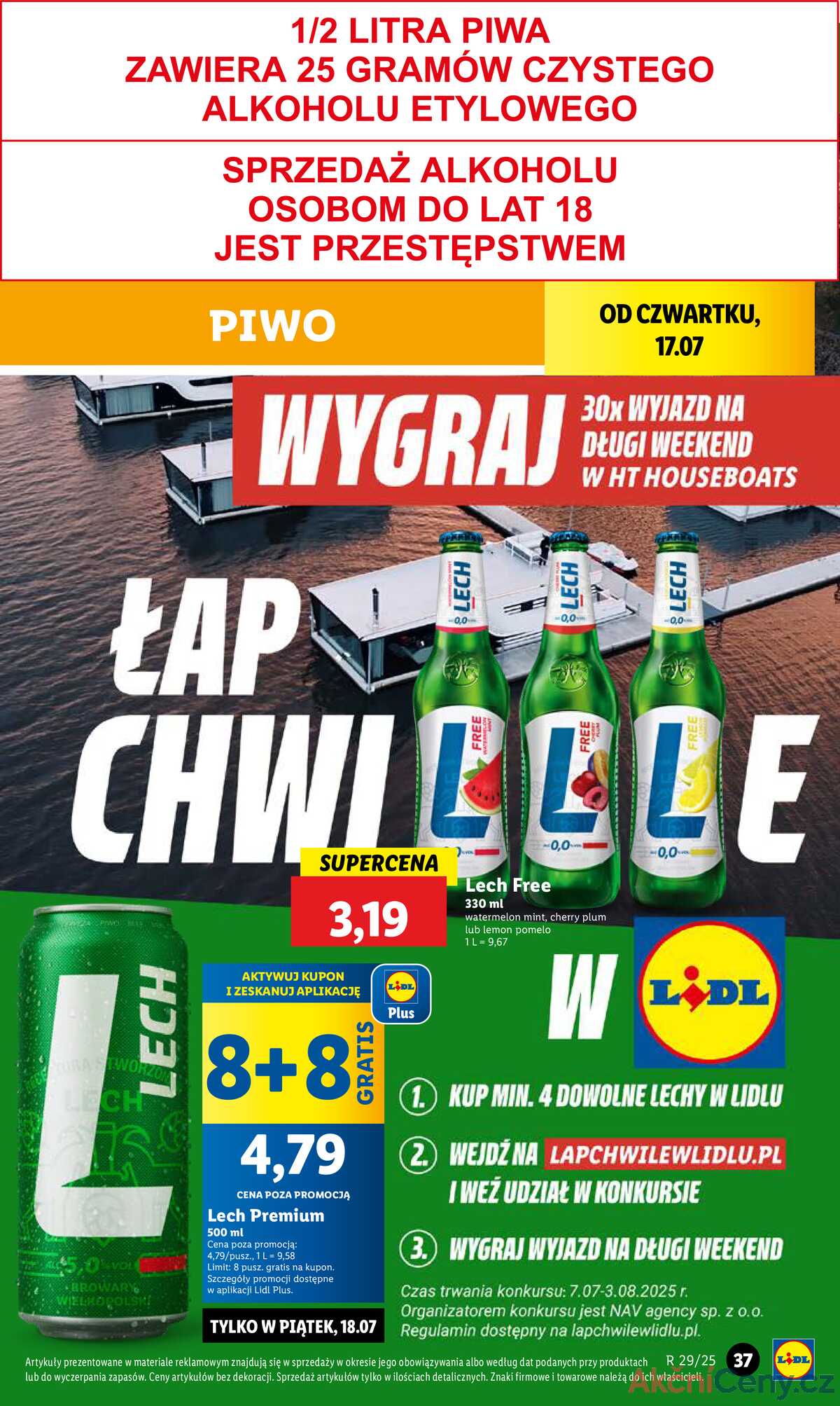 Leták Lidl Polsko 17.7.-19.7.2025 strana 47