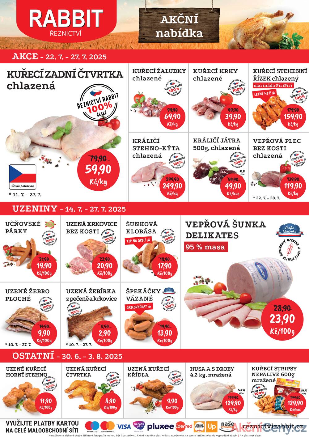 Leták RABBIT řeznictví - RABBIT řeznictví od 21.7. do 27.7.2025 - strana 1