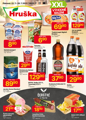 Hruška od 22.7. do 28.7.2025