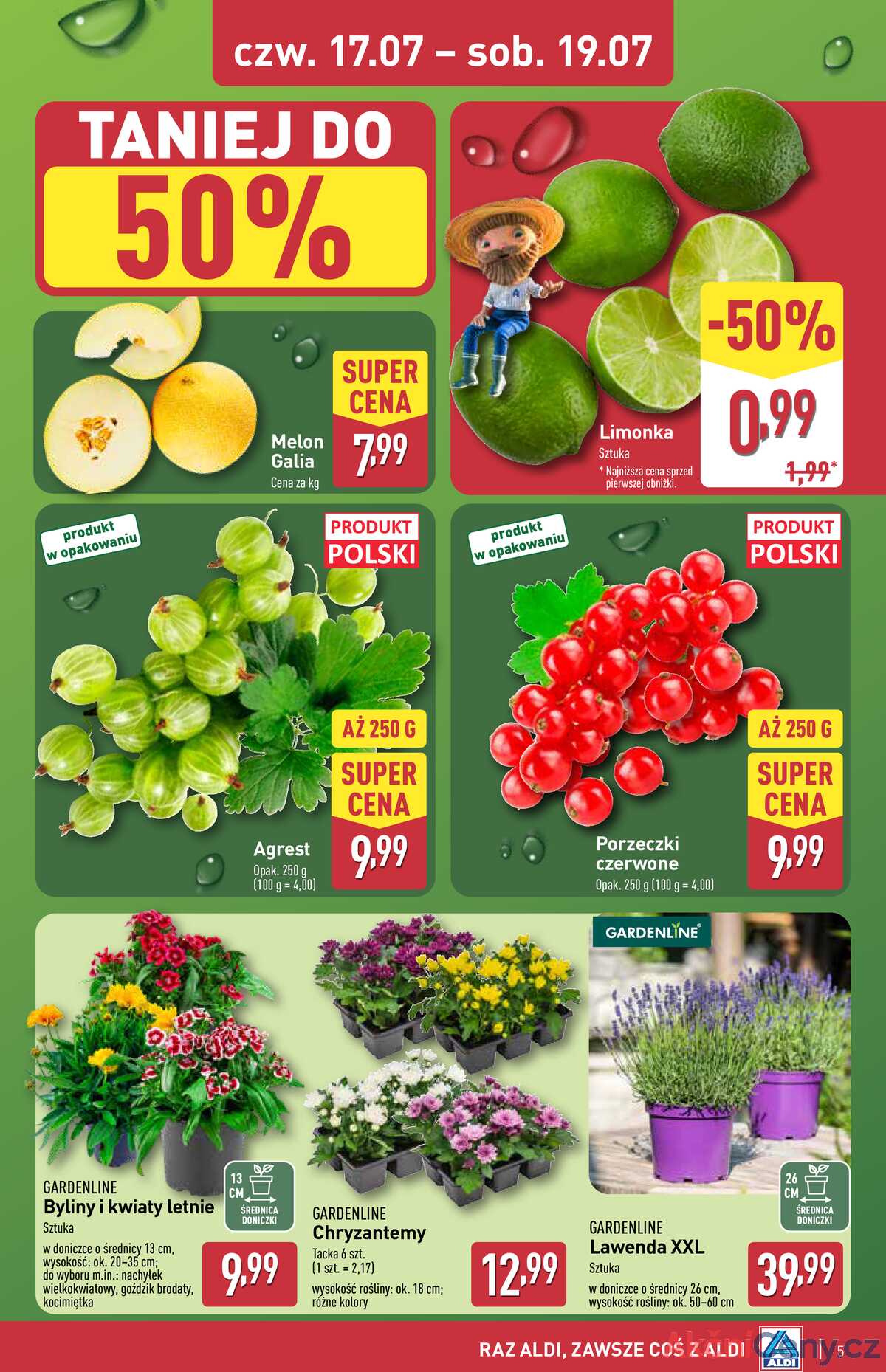Leták Aldi Polsko 17.7.-19.7.2025 - Víkendová nabídka strana 5
