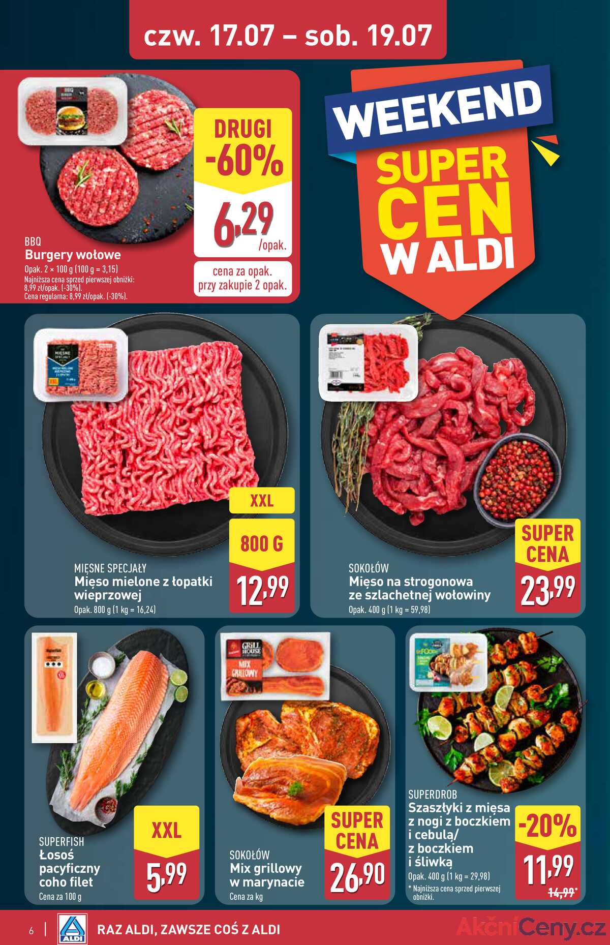 Leták Aldi Polsko 17.7.-19.7.2025 - Víkendová nabídka strana 6