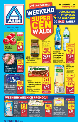 Leták Aldi Polsko 17.7.-19.7.2025 - Víkendová nabídka