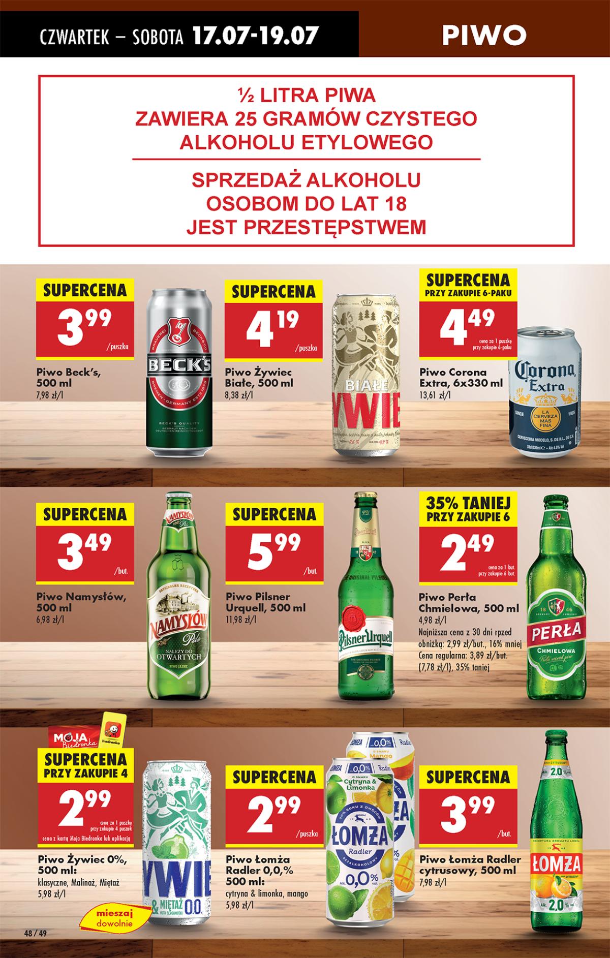 Leták Biedronka Polsko 17.7.-23.7.2025 strana 58