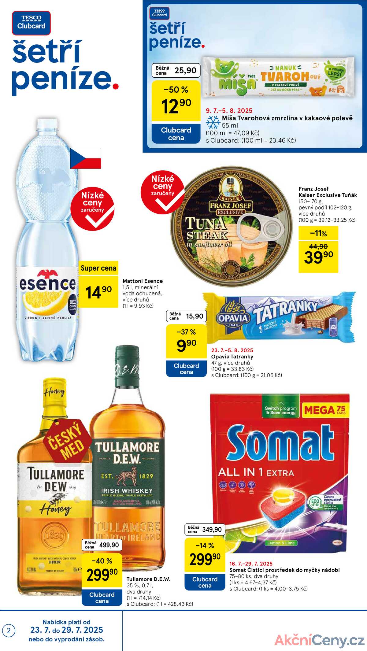 Tesco supermarkety od 23.7. do 29.7.2025 strana 2