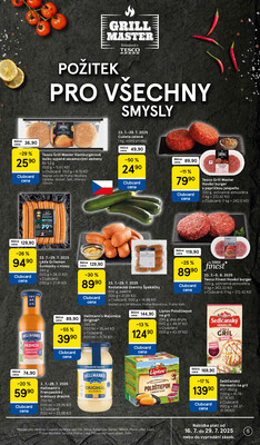 Tesco supermarkety od 23.7. do 29.7.2025
