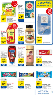 Tesco supermarkety od 23.7. do 29.7.2025