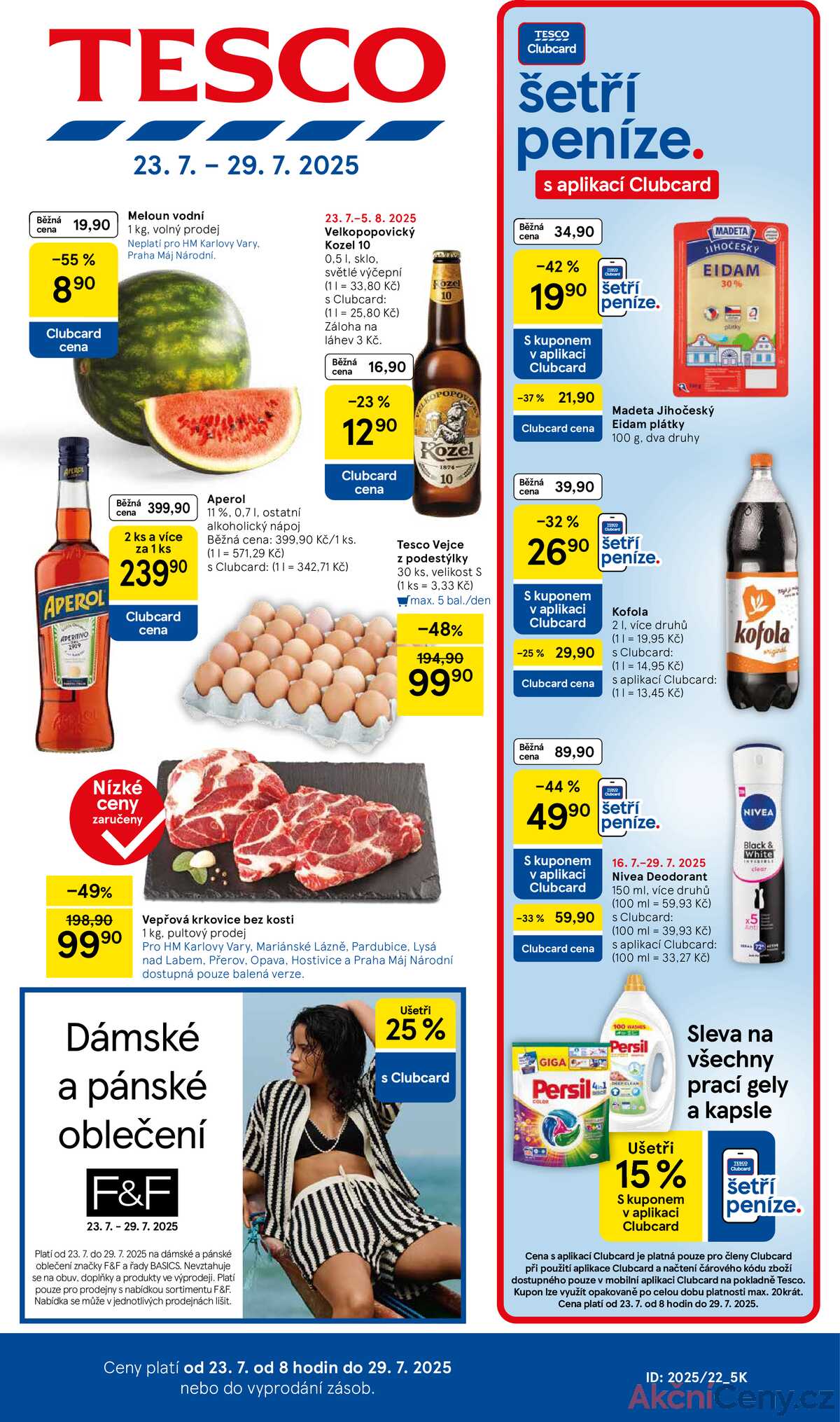 Tesco malé hypermarkety od 23.7. do 29.7.2025 strana 1