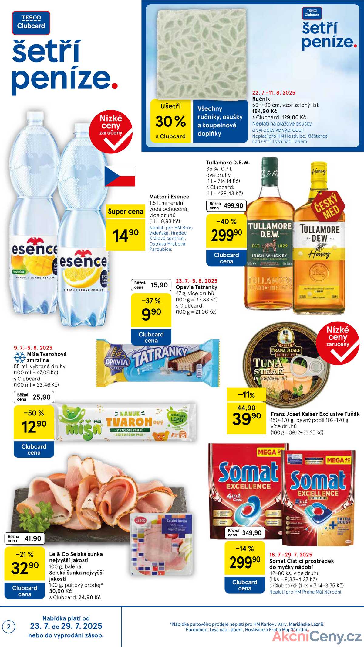 Tesco malé hypermarkety od 23.7. do 29.7.2025 strana 2