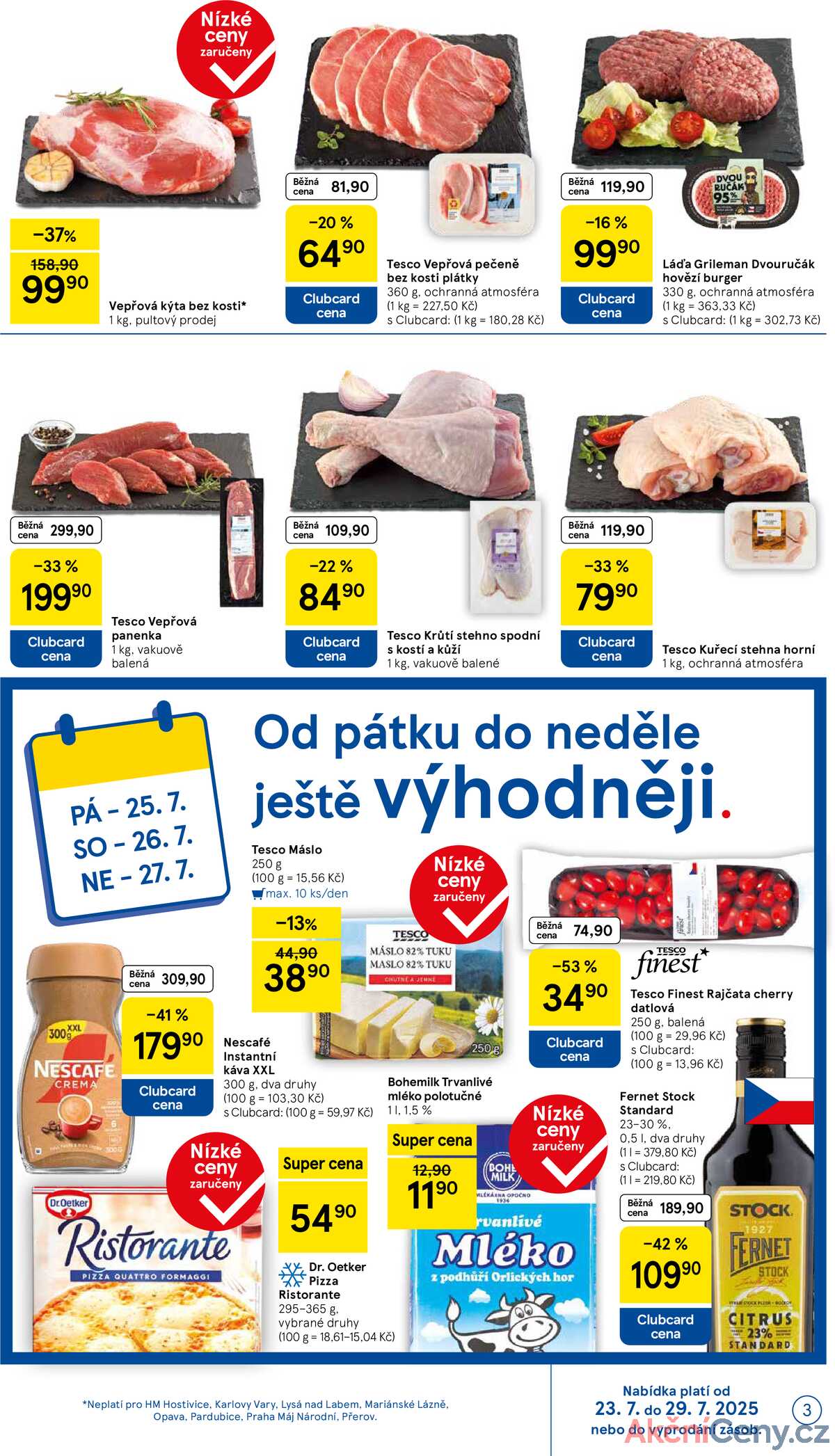 Tesco malé hypermarkety od 23.7. do 29.7.2025 strana 3